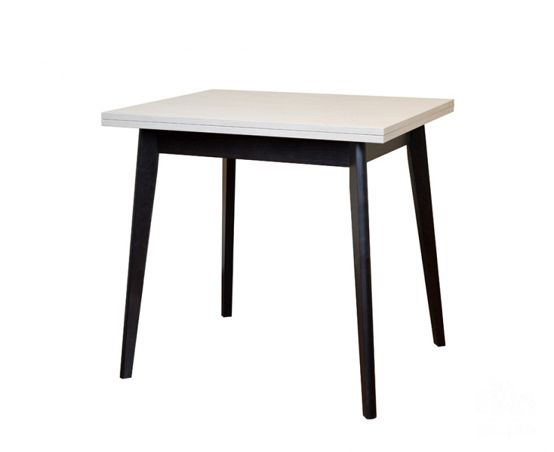 Стол ДУЭТ из массива березы и ЛДСП, Венге-дымчатый